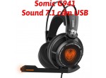TAI NGHE SOMIC CHÍNH HÃNG USB sound 7.1 LED CÓ RUNG - G941 